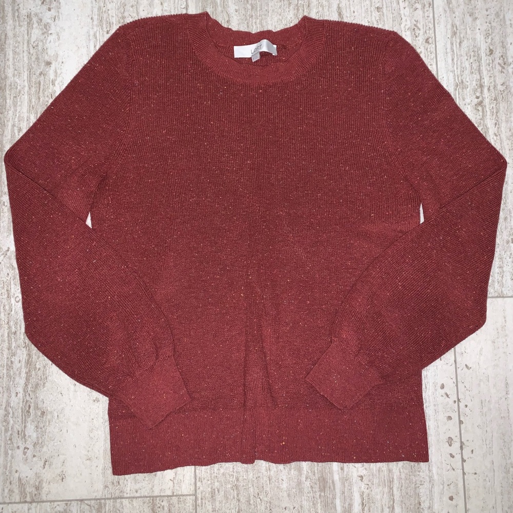 Ann Taylor LOFT Maroon Sweater